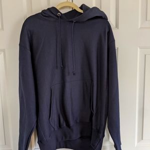 Brand new champions reverse weave navy hoodie